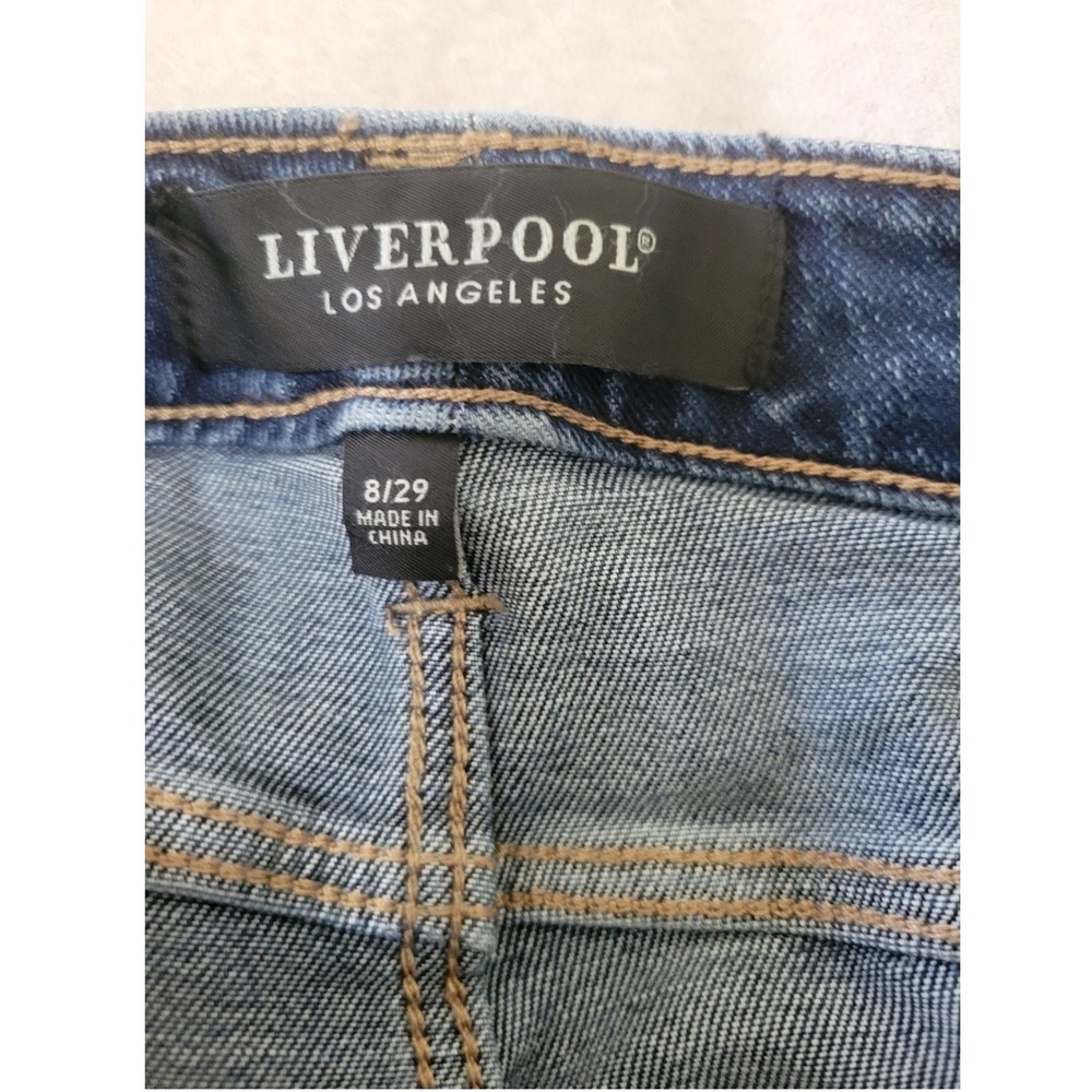 Liverpool Los Angeles Eco Lucy Bootcut Jeans Yuba Blue Wash Flare Size 8/29 - Picture 4 of 11